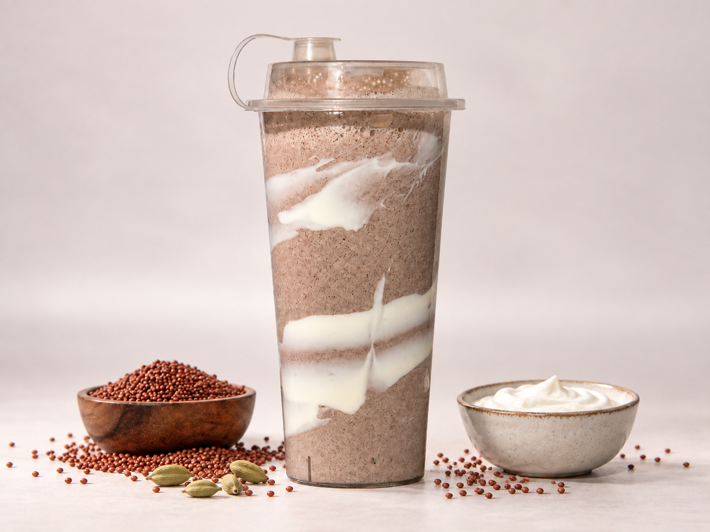 Kinnow Ragi Cardamom Yogurt Blend