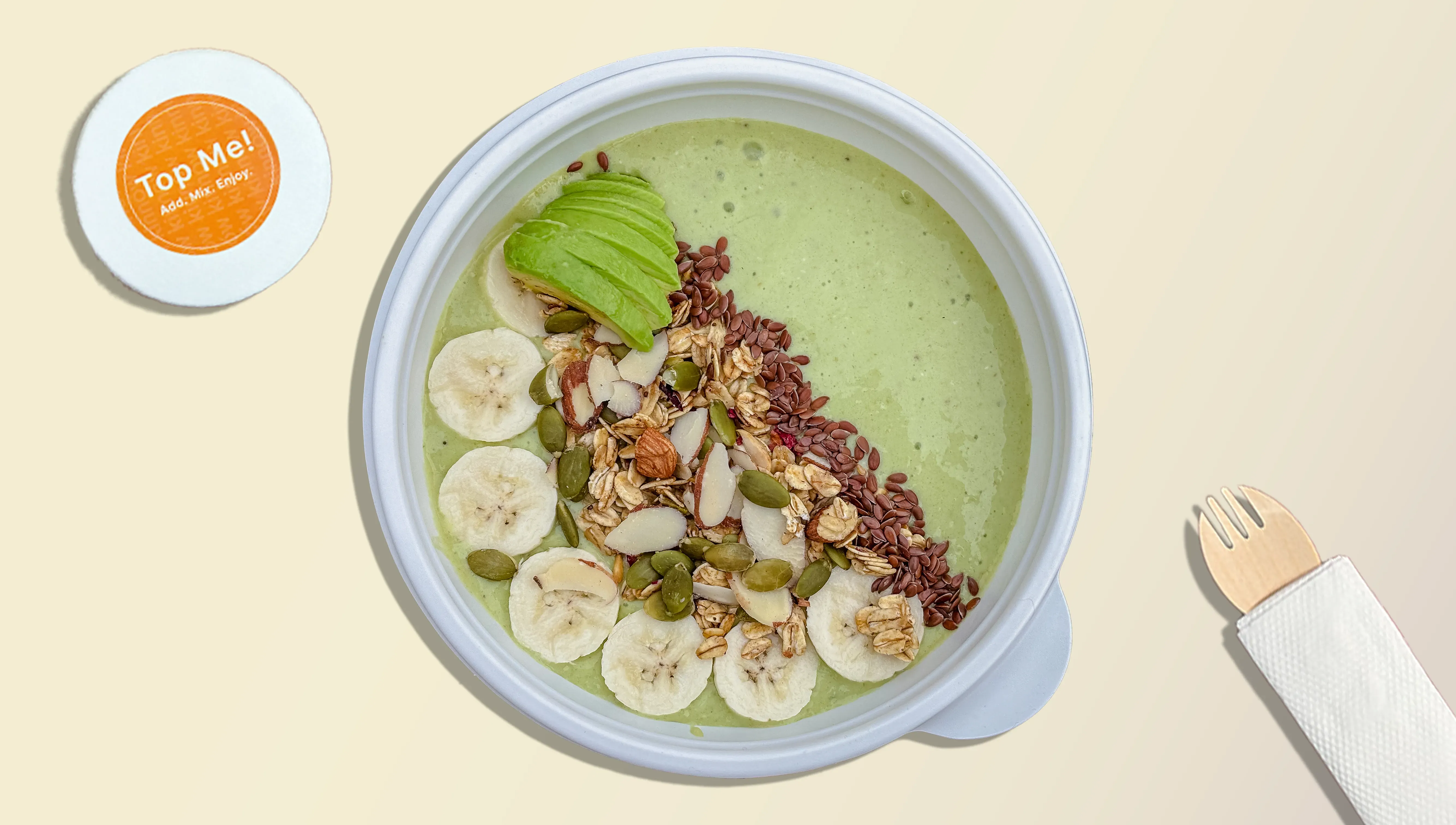 Kinnow Avocado Smoothie Bowl