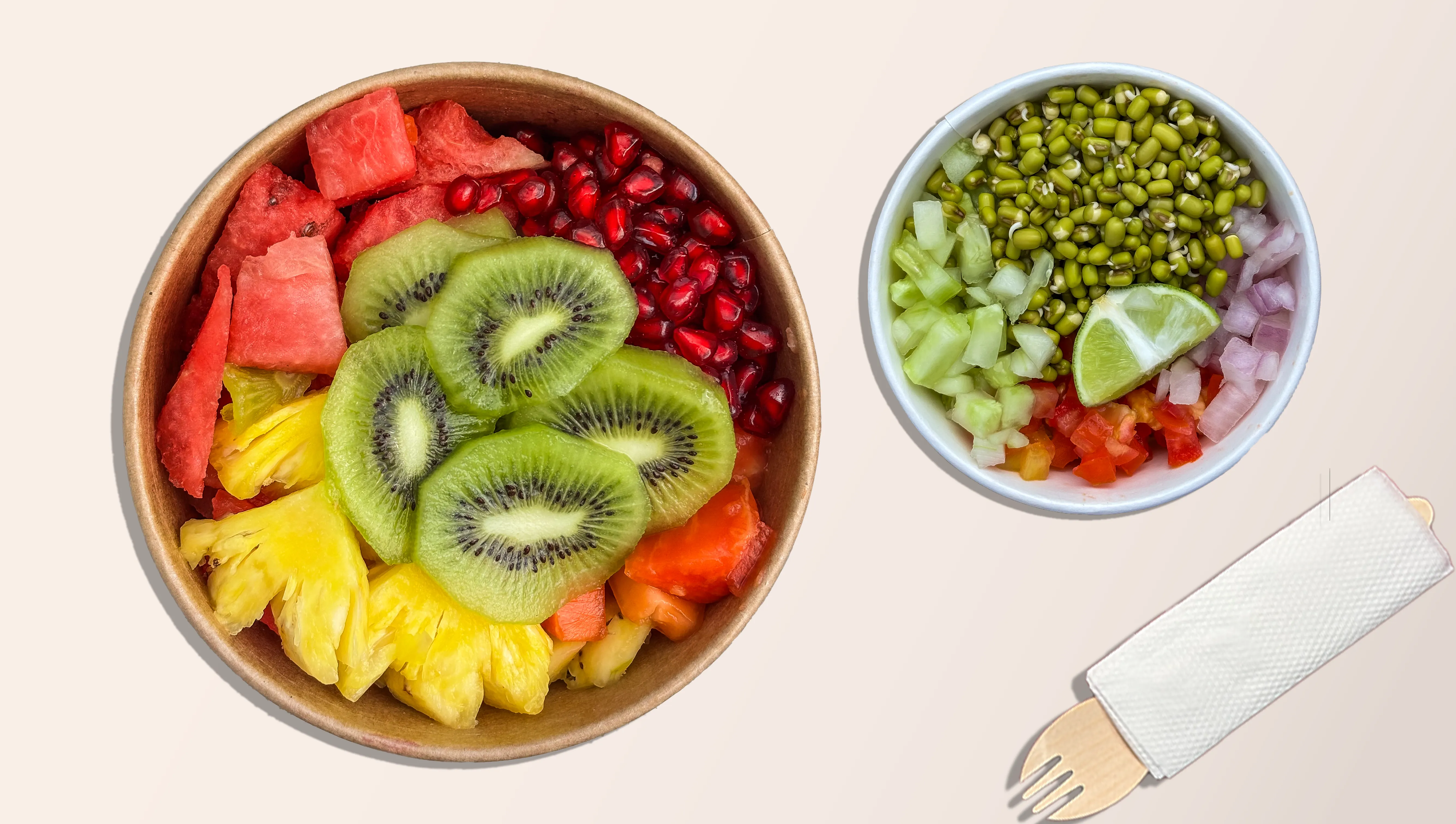 Kinnow Rainbow Fruit Salad