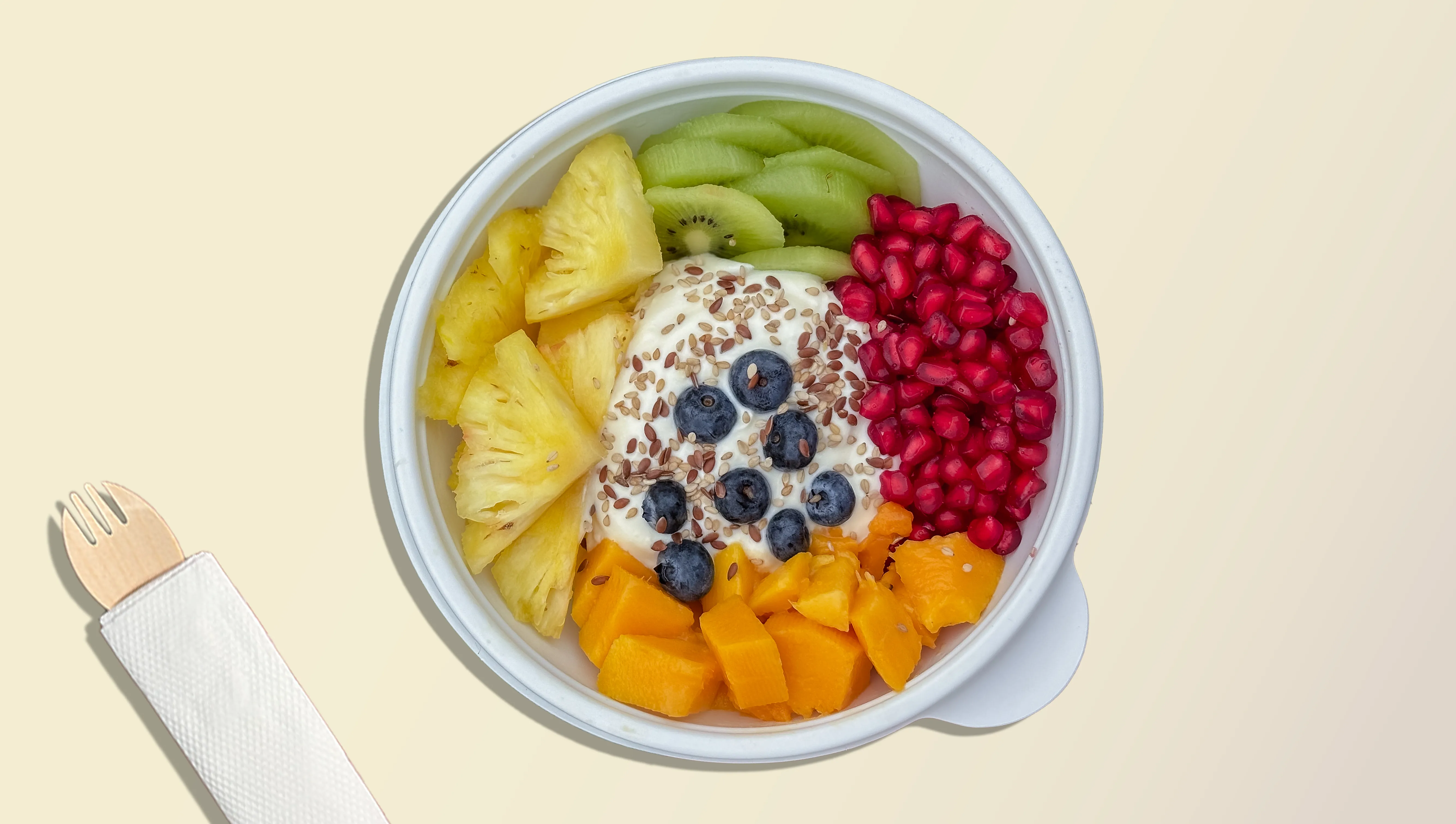 Kinnow Yogurt Fruit Bowl