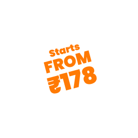 Starts FROM ₹178